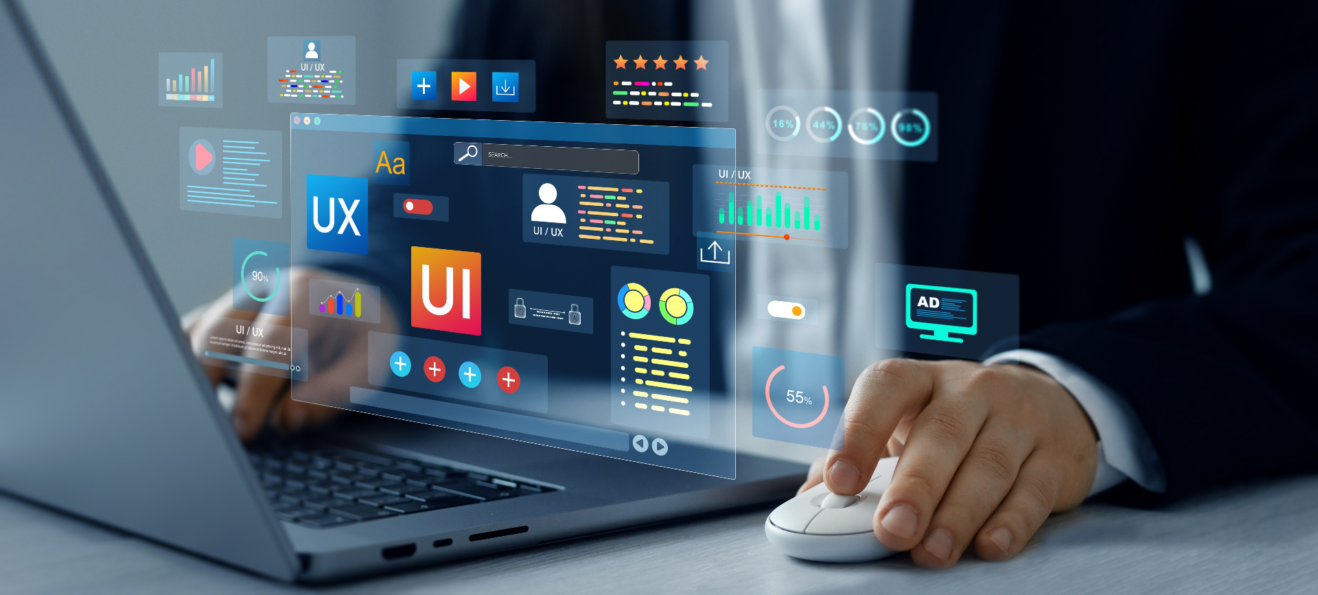 Professional UX Design Workspace